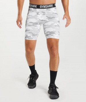 Σορτσ Gymshark Element Baselayer ανδρικα ανοιχτο γκρι | GR_CG4646