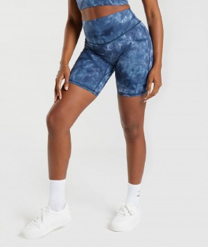 Σορτσ Gymshark Elevate Cycling γυναικεια μπλε | GR_YQ3748