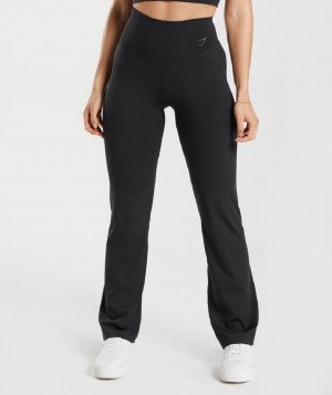 Κολαν Gymshark Elevate Flared γυναικεια μαυρα | GR_Q8725