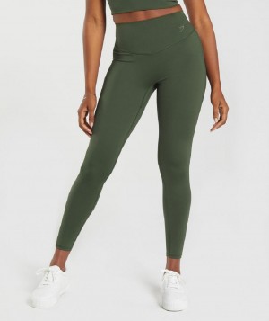 Κολαν Gymshark Elevate γυναικεια Ελιά | GR_CG6879