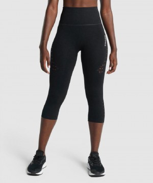 Κολαν Gymshark Energy Seamless Cropped γυναικεια μαυρα | GR_UV1367