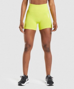 Σορτσ Gymshark Energy Seamless γυναικεια κίτρινα | GR_K7408