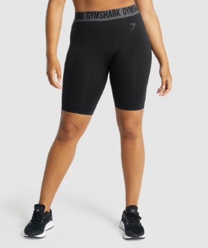 Σορτσ Gymshark Fit Seamless Cycling γυναικεια μαυρα | GR_K4596