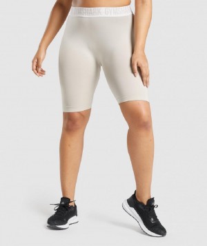 Σορτσ Gymshark Fit Seamless Cycling γυναικεια γκρι | GR_TC3210