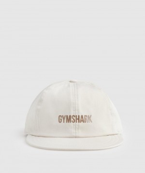 καπελα Gymshark Flat Peak Cap γυναικεια γκρι | GR_BH4685