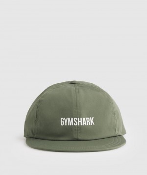καπελα Gymshark Flat Peak ανδρικα Ελιά | GR_YQ6930