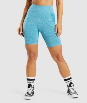 Σορτσ Gymshark Flex Cycling γυναικεια μπλε | GR_R5127