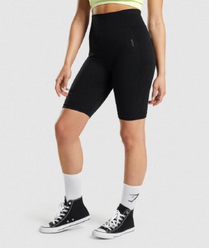 Σορτσ Gymshark Flex Cycling γυναικεια μαυρα γκρι | GR_K1232