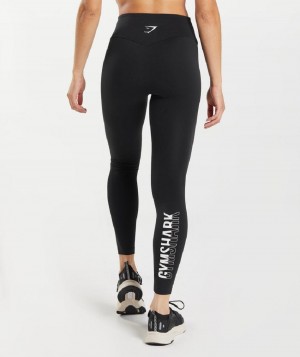 Κολαν Gymshark Fraction γυναικεια μαυρα ασπρα | GR_AS6904
