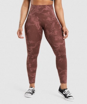 Κολαν Gymshark Gs Power High Rise γυναικεια ροζ καφε | GR_SG8403