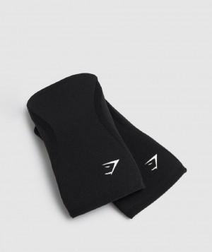 Εξοπλισμός Gymshark Knee Sleeve 5mm ανδρικα μαυρα | GR_TG1412