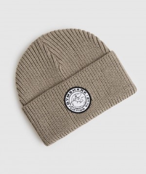 καπελα Gymshark Legacy Deep Cuff Beanie γυναικεια καφε | GR_CR3377