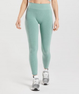 Κολαν Gymshark Pause Seamless γυναικεια μπλε | GR_CR3351