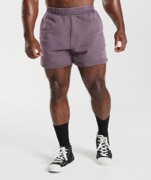 Σορτσ Gymshark Power Washed 5" ανδρικα μωβ | GR_NN1350
