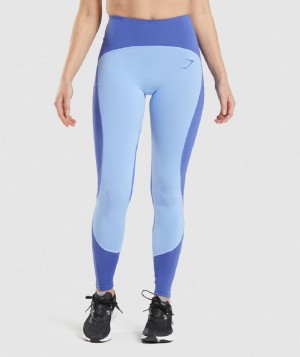 Κολαν Gymshark Pulse Mesh γυναικεια μπλε μπλε ασπρα | GR_CR1060