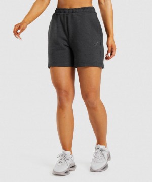 Σορτσ Gymshark Rest Day Sweats γυναικεια μαυρα | GR_SG3742