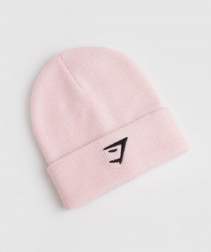 καπελα Gymshark Sharkhead Beanie γυναικεια ροζ | GR_TC3126