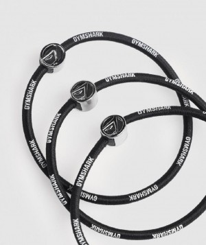 Εξοπλισμός Gymshark Sharkhead Hairband 3pk ανδρικα μαυρα | GR_YQ8488