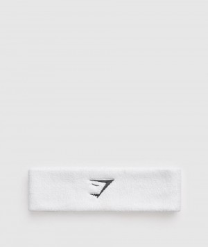 Εξοπλισμός Gymshark Sharkhead Headband γυναικεια ασπρα | GR_EG1079