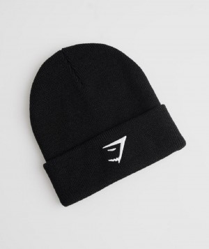καπελα Gymshark Sharkhead ανδρικα μαυρα | GR_IM9669