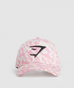 καπελα Gymshark Sharkhead ανδρικα ροζ | GR_O5927