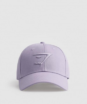 καπελα Gymshark Sharkhead ανδρικα μωβ | GR_TH3030
