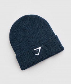 καπελα Gymshark Sharkhead ανδρικα σκουρο μπλε | GR_EC3293