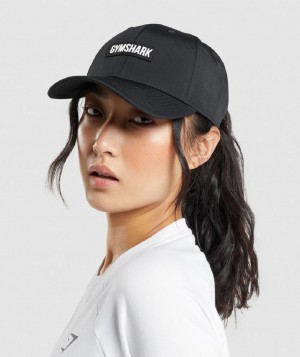 καπελα Gymshark Snapback γυναικεια μαυρα | GR_YJ3764