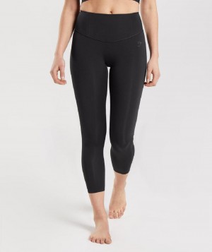 Κολαν Gymshark Studio 7/8 γυναικεια μαυρα | GR_YJ7731