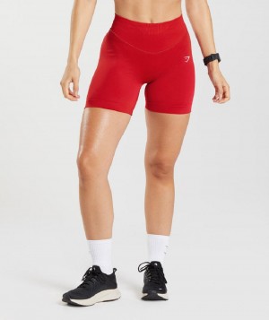 Σορτσ Gymshark Sweat Seamless Sculpt γυναικεια κοκκινα | GR_IM1659