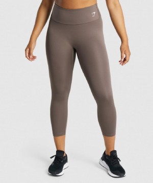 Κολαν Gymshark Training 7/8 γυναικεια καφε | GR_QX2378