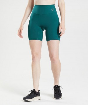 Σορτσ Gymshark Training Cycling γυναικεια τυρκουάζ | GR_YQ1621