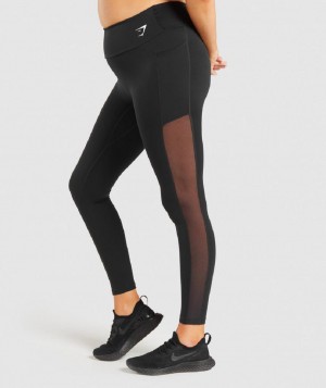 Κολαν Gymshark Training Mesh Pocket γυναικεια μαυρα | GR_TH7979