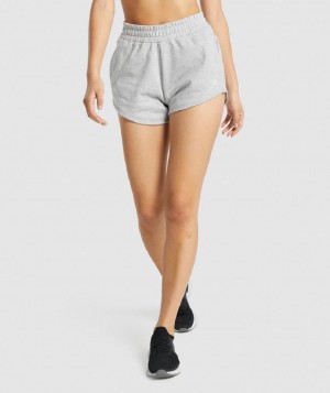 Σορτσ Gymshark Training Sweat γυναικεια ανοιχτο γκρι | GR_SG9445