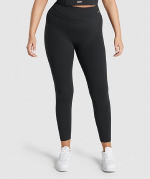 Κολαν Gymshark Whitney High Rise γυναικεια μαυρα | GR_CR5491