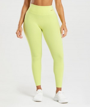 Κολαν Gymshark Whitney High Rise γυναικεια πρασινο | GR_KO9155