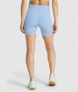 Σορτσ Gymshark Whitney Mesh γυναικεια μπλε | GR_CG7744