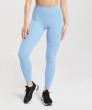 Κολαν Gymshark Whitney Mesh γυναικεια μπλε | GR_QX8341