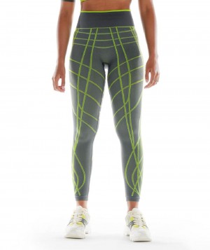Κολαν Gymshark Wtflex Linear Seamless γυναικεια γκρι πρασινο ανοιχτο γκρι | GR_ED2647