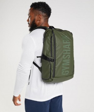 Τσαντεσ Gymshark X-Series 0.3 Backpack γυναικεια Ελιά | GR_QX8425