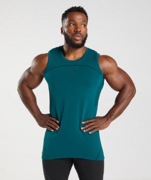 αμανικα μπλουζακια Gymshark 315 Seamless ανδρικα τυρκουάζ μαυρα | GR_AS9488