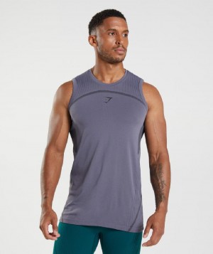 αμανικα μπλουζακια Gymshark 315 Seamless ανδρικα μωβ μαυρα | GR_CG6875