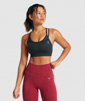 Αθλητικο Σουτιεν Gymshark Adapt Fleck Seamless γυναικεια μαυρα | GR_EP1335