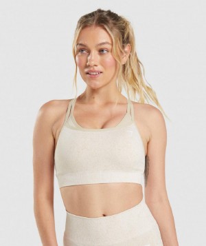 Αθλητικο Σουτιεν Gymshark Adapt Fleck Seamless γυναικεια ασπρα | GR_QX2043