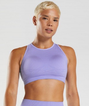 Αθλητικο Σουτιεν Gymshark Apex Seamless γυναικεια μωβ μωβ | GR_SU1034