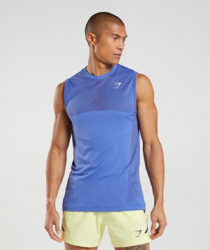 αμανικα μπλουζακια Gymshark Apex Seamless ανδρικα μπλε μαυρα γκρι | GR_MI9112