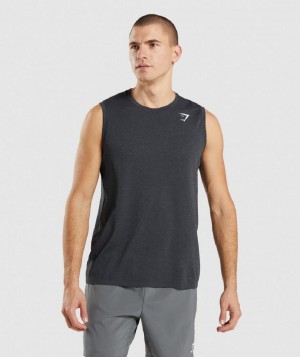 αμανικα μπλουζακια Gymshark Arrival Seamless ανδρικα μαυρα | GR_TG2098