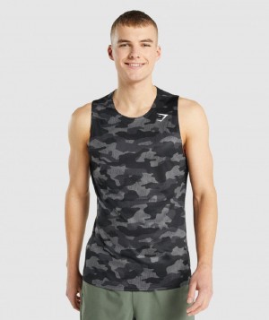 αμανικα μπλουζακια Gymshark Arrival ανδρικα γκρι | GR_IM7390