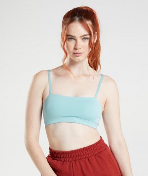 Αθλητικο Σουτιεν Gymshark Bandeau γυναικεια μπλε | GR_CR8469