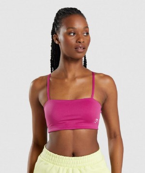 Αθλητικο Σουτιεν Gymshark Bandeau γυναικεια ροζ | GR_Q1269